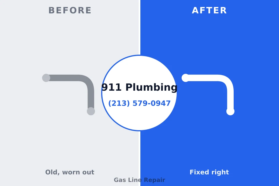 Before and after: plumbing repair South Amherst, OH